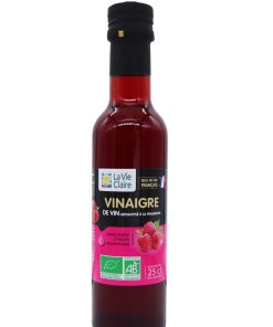 Alternative view of Vinaigre de vin aromatisé à la framboise bio