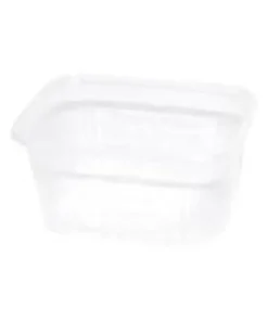 Alternative view of Bakje geribbeld 250 ml glashelder 108x82x50mm (1000 stuks)