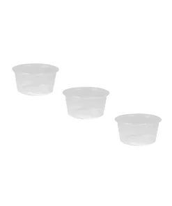 Sausbakje transparant 80 cc 70.3 mm (50 stuks)