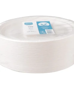 Depa Bord Rond Wit Karton 18cm (100 stuks)