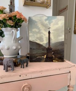 Peinture paysage ancienne