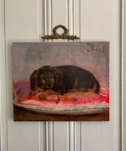 Ancien tableau de chien