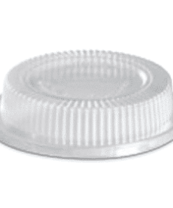 Alternative view of 100 couvercles dôme assiettes bols jetables cristal pour réf ASPCN175