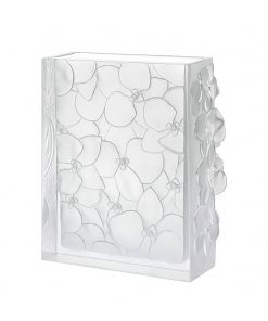 Alternative view of White magnum orchid vase Daum
