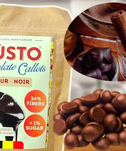 Alternative view of Callets de chocolat noir ZUSTO sans sucre