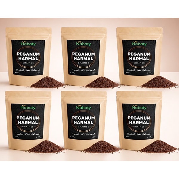 Graines de Peganum en gros – Harmal – 100g (Lot de 6 unités)