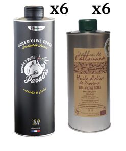 Alternative view of 6 Huiles d&rsquo;olive extra vierge aoc provence bio 75 cl et 6 huiles olive à l’ancienne Vierge du Gard 75cl