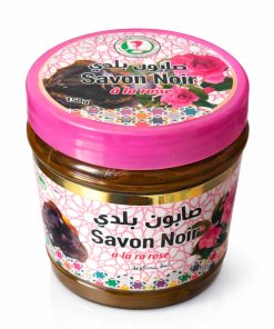 Savon noir aux extraits de Roses 200 grs (lot de 12 pièces)