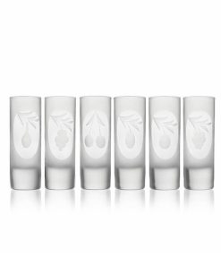 6 verres à liqueur cristal